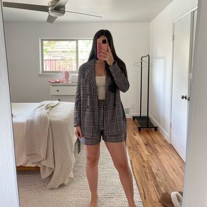 Short and blazer set